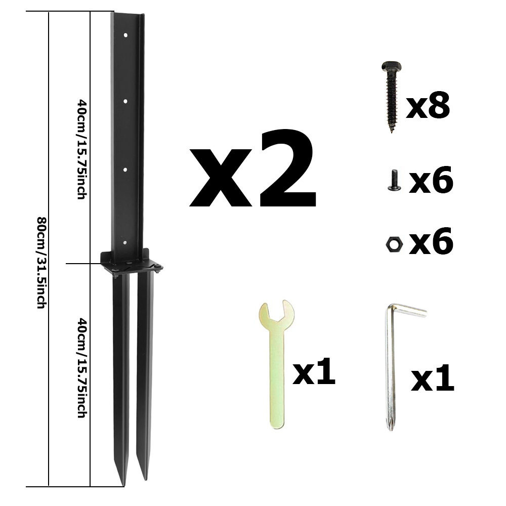 Kit de Reparación para Postes de Cerca, Personalizable, para Puertas y Buzones image 7