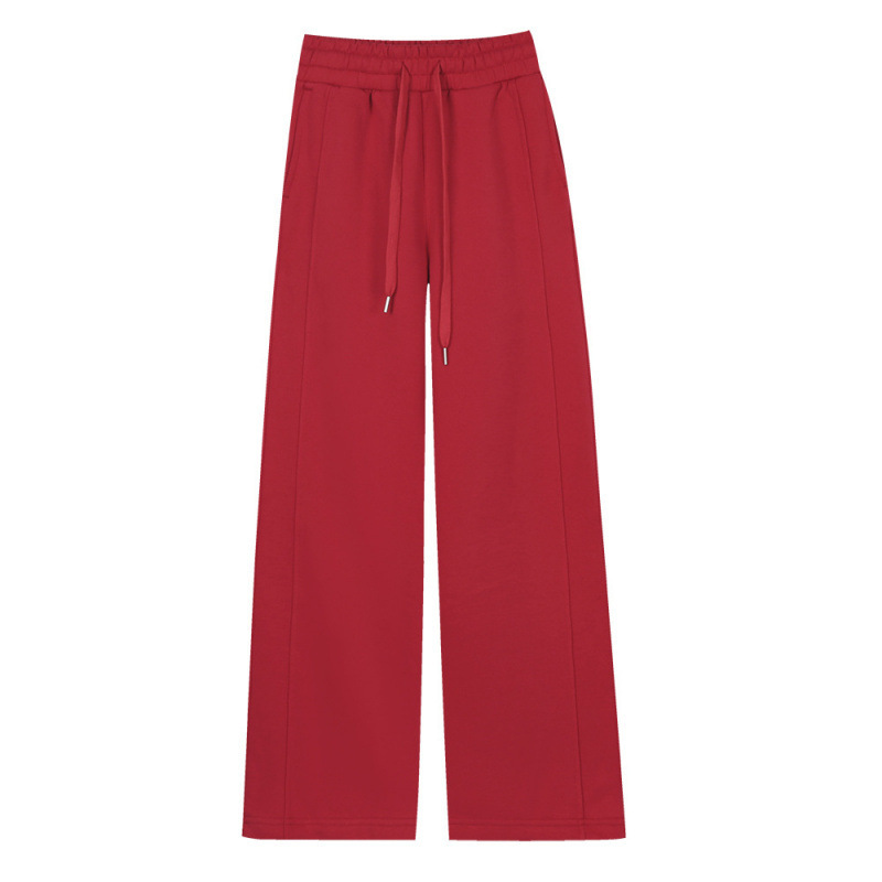 Chinese red scuba sweatpants / 2 yards