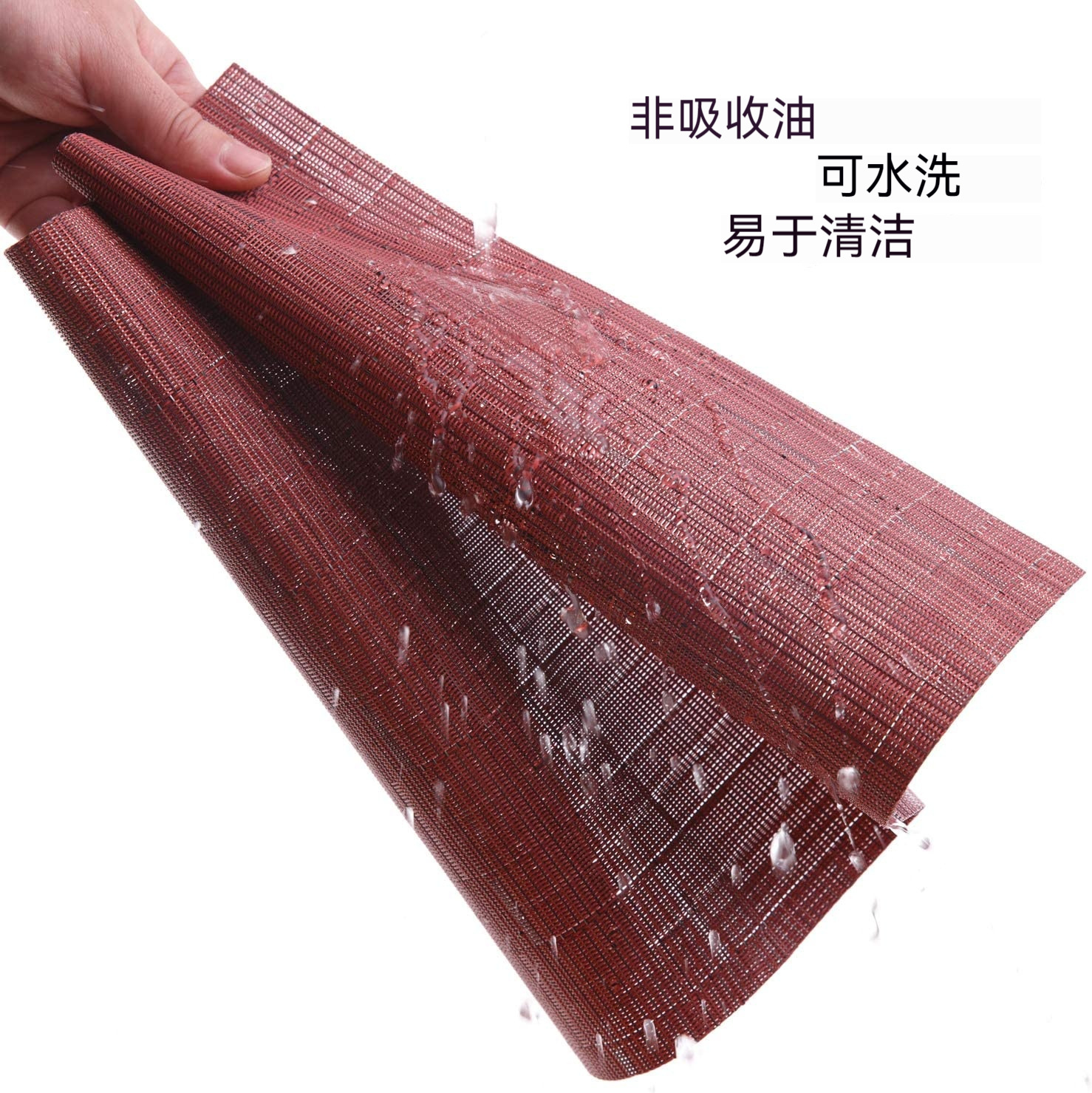 亚马逊爆品竖向竹节系列特斯林餐垫防水防油餐垫欧式西餐垫隔垫餐详情8