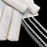 Точечный запас вышитых вод -Расположенный кружев