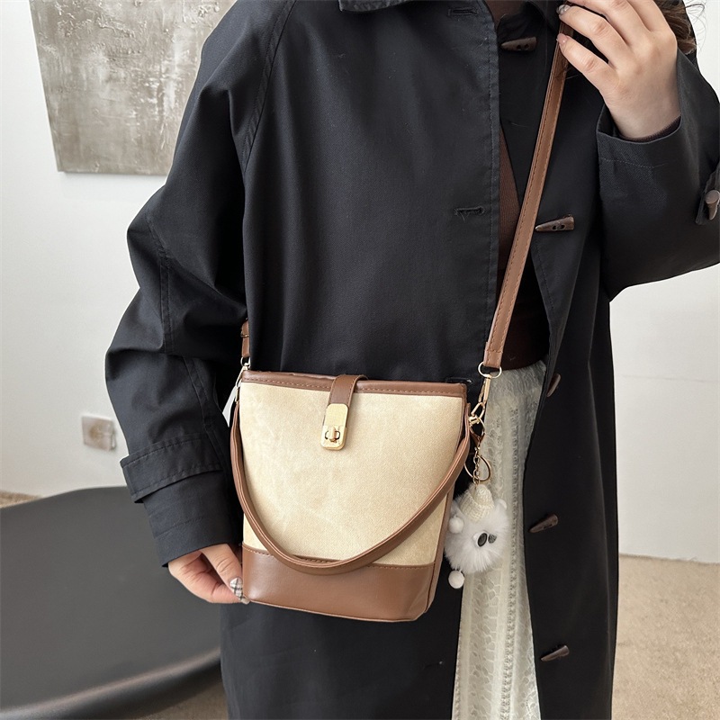 Otoño y invierno Meirad bolsos de mano para mujeres 2024 invierno nuevo estilo nuevo estilo de moda retro bolsos de balde bolsos de mochila para mujeres