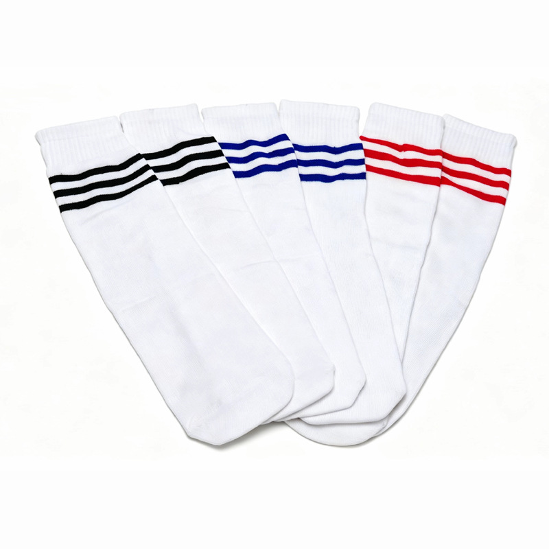 Children's and adults' thin football socks, mid-length socks for dance performances, cheerleading socks, street stall student sports socks