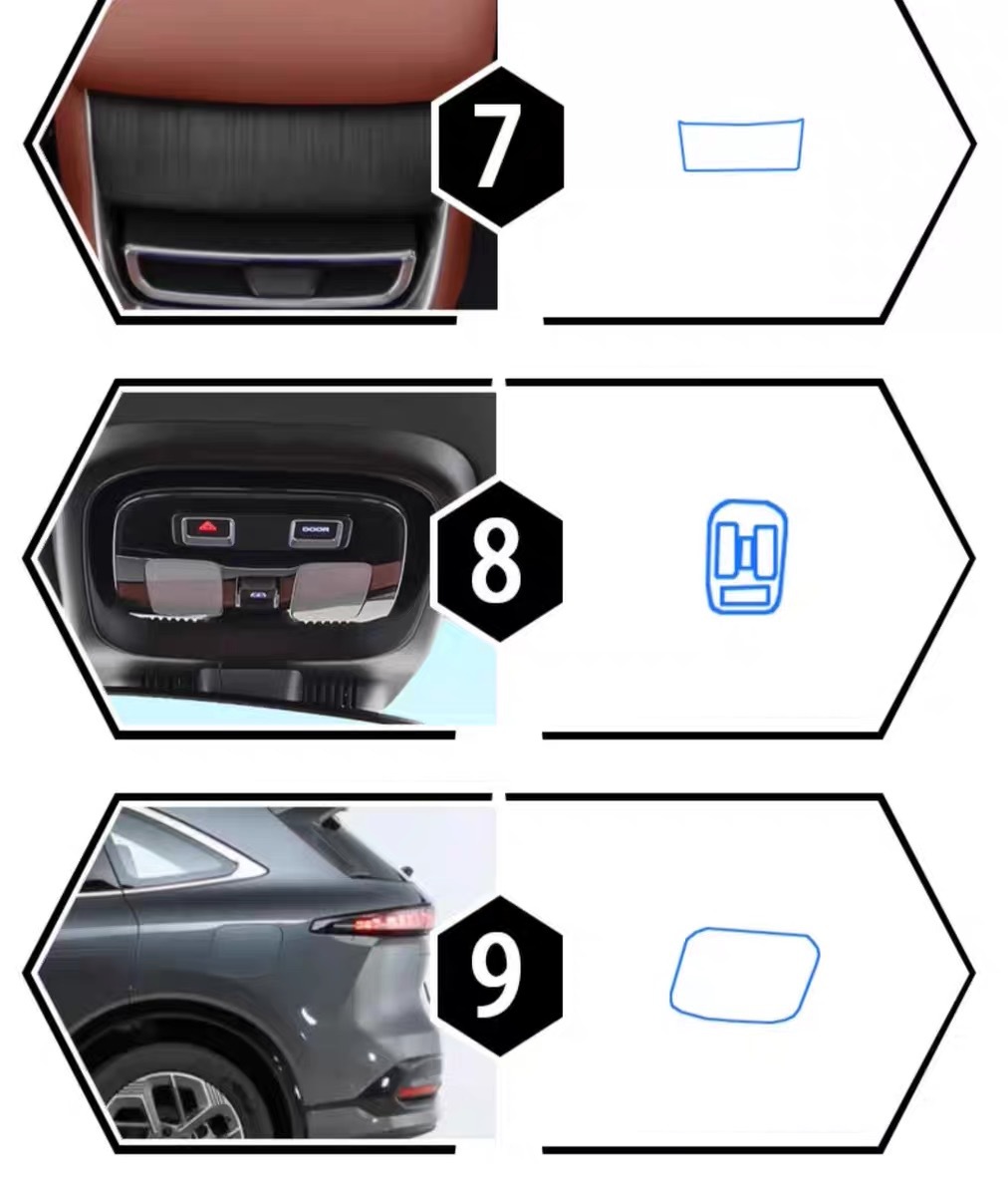 25 Models of Changan Fourth-Generation Cs75Plus Interior Protective Screen Interior Film Fourth-Generation Central Control Film Accessories Supplies