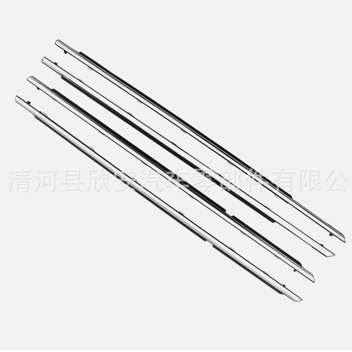 Применимо для Toyota Highlander 2022 дверных оконных стеклопакетов воды наружная прессовая полоса 75720-0E140 75740-0E14