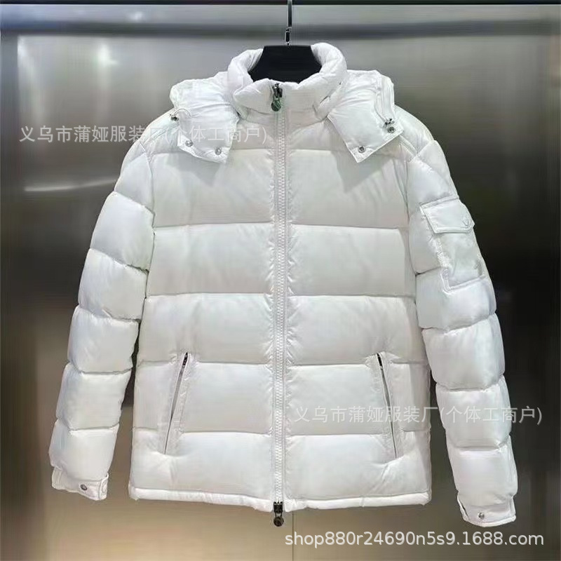 带芯片跨境外贸专供Maya玛雅羽绒服蒙家M家冬季连帽男女情侣外套|undefined