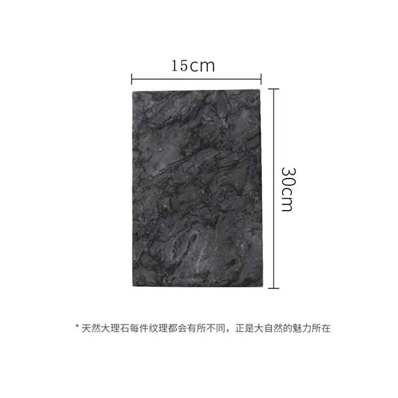 Nórdico ins estilo mármol natural bandeja hogar Mesa almacenamiento bandeja de almacenamiento de alimentos rectangular bandeja de almacenamiento de baño