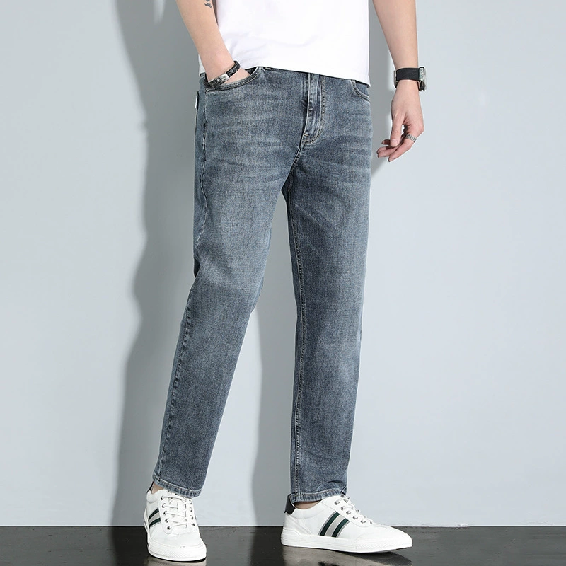 Модные джинсы тренд, Slim Fit, для подростков, корейский стиль