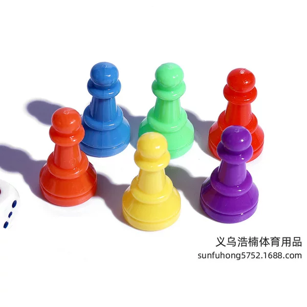 Chess pieces Jumpboard dice color 30mm * 17 Snake Chess pieces Monopoly accessories flight chess game chess pieces accessories