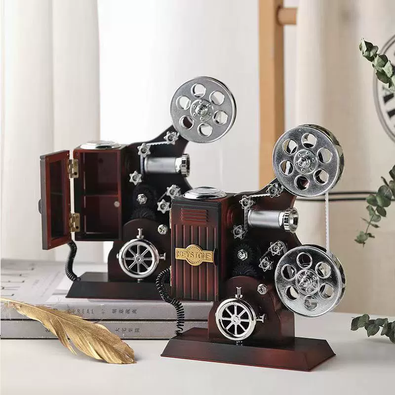 2019 Ретро музыкальная шкатулка театр фильм проектор украшения плеер музыкальная шкатулка косметическое зеркало шкатулка для драгоценностей