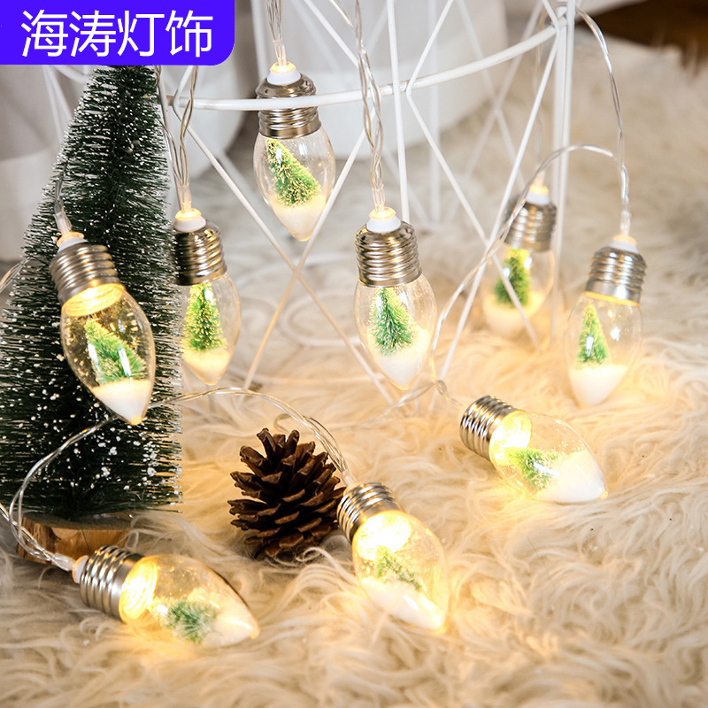 Botella de deseo transfronteriza LED árbol de Navidad decoración de luces de decoración interior decoración de luces de color árbol de Navidad decoración de luces de color