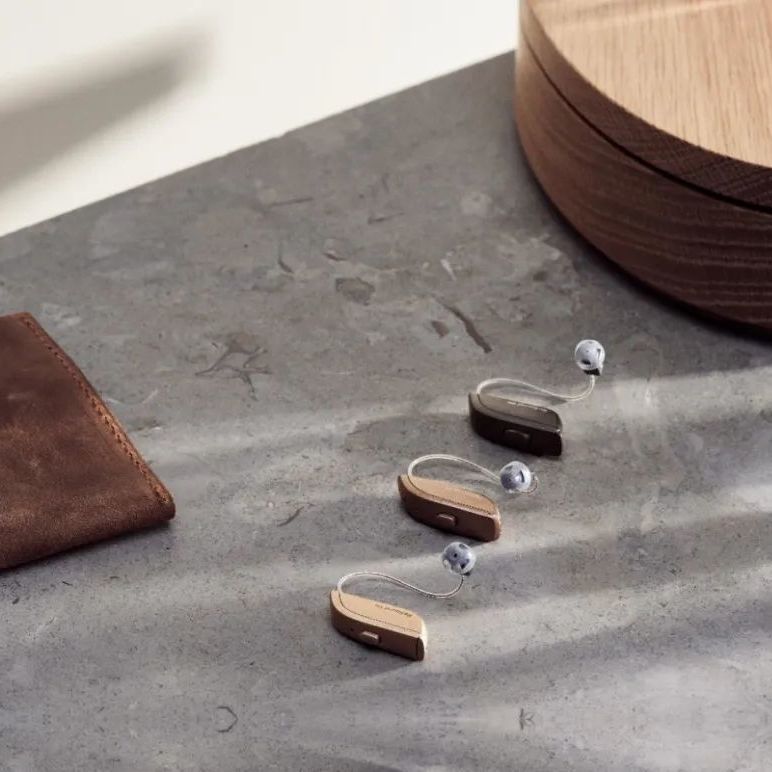 Rishonda nueva serie de baterías audífonos Bluetooth para personas mayores jóvenes sordos mini máquina RIC