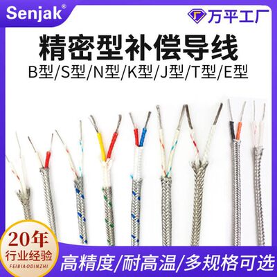 国标补偿导线S型B型N型K型E型 BCSCKCNC2*0.5 1.01.5热电偶线|ms