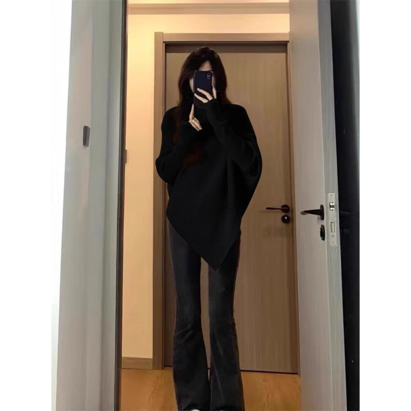 加厚半毛衣女爆款秋冬韩系穿搭温柔软糯慵懒风外套上衣|undefined