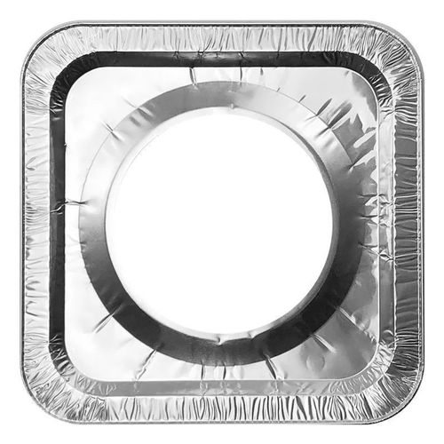 Gas stove oil-proof pad gas stove tinfoil ring stove cleaning plate thickened round square kitchen stove aluminum foil
