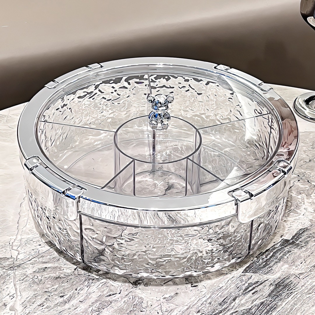 Cassette Fruit Bowl Dry Fruits Bowl Luxury Home Living Room Grand Storage High-End Fruit Bowl Nuts Dry Fruits Box