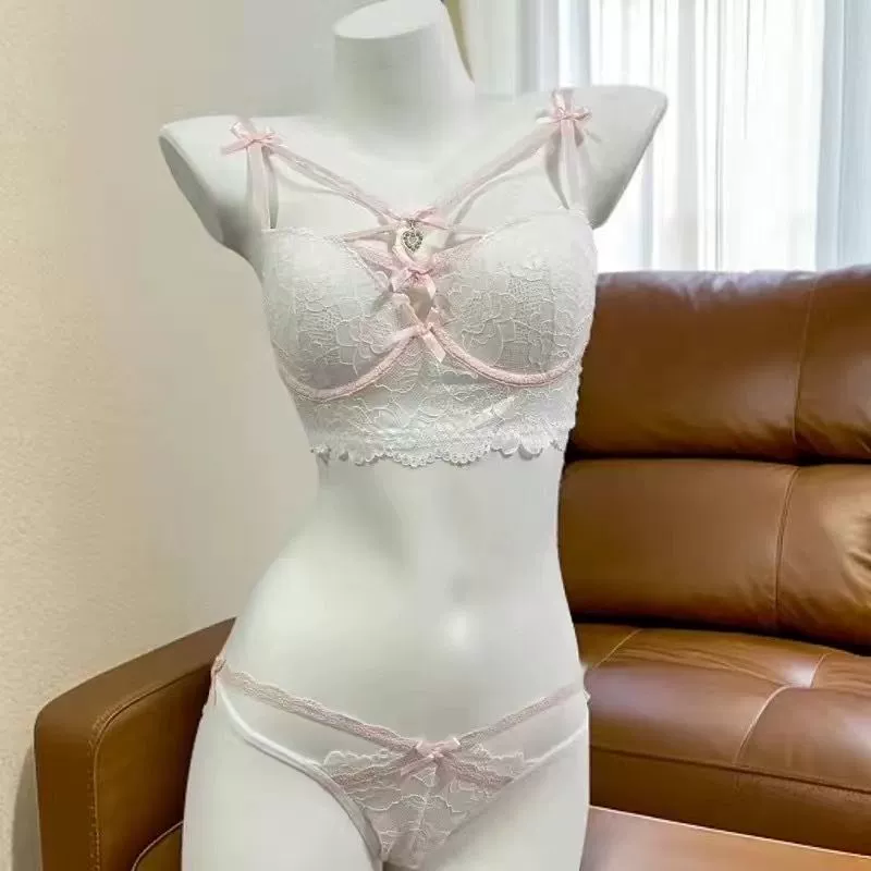 Сексуальное кружевное нижнее белье, комплект, подвеска с стальными кольцами, push-up бюстье, топ бюстгальтер