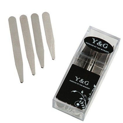 Pieza de cuello de gama alta 40 piezas, collar de acero inoxidable, pieza de cuello en caja, pieza de cuello ventas directas de fábrica