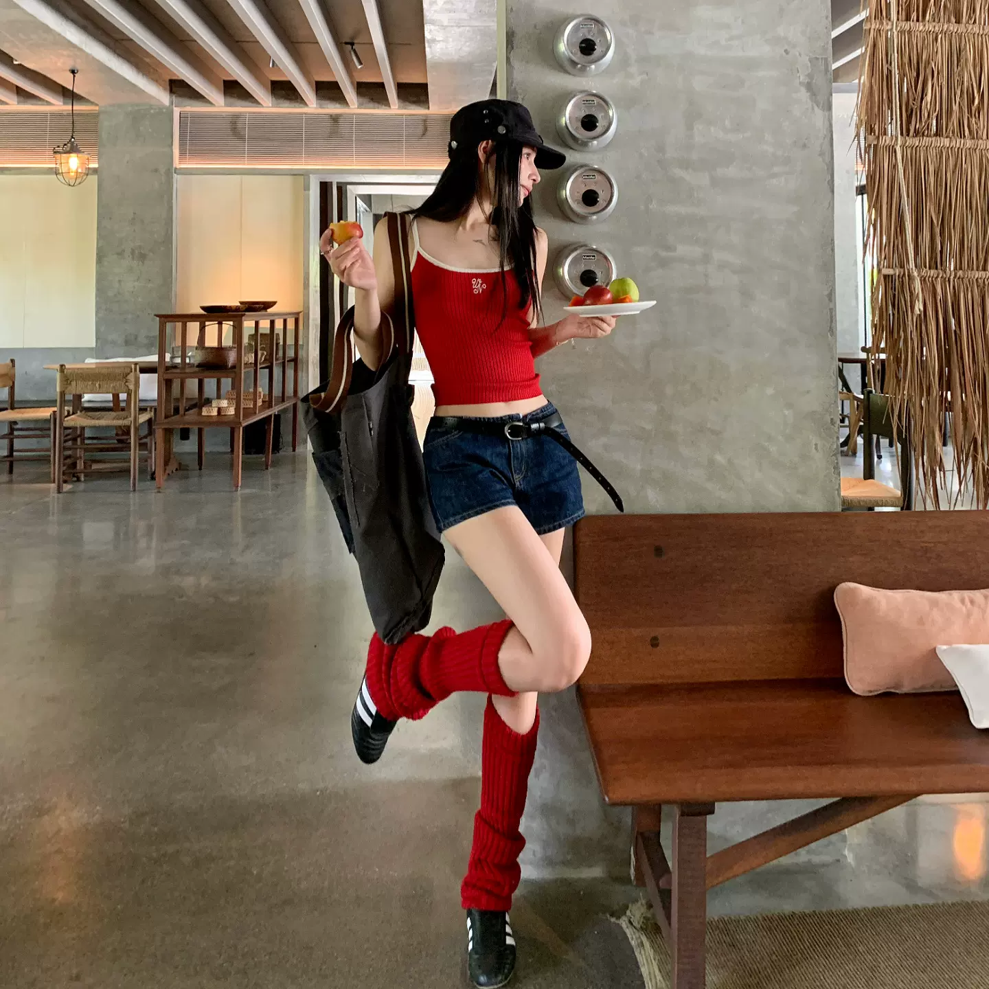 YKK时髦精摩登丹宁辣妹热裤2025年夏季新款低腰A字显瘦牛仔短裤女