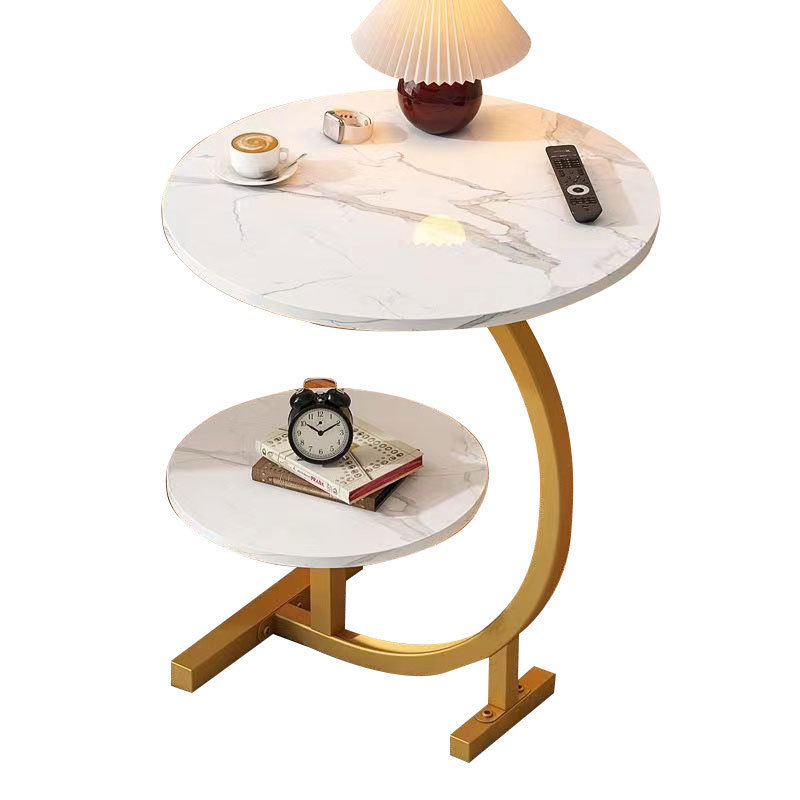 Mesa pequeña simple dormitorio sofá mesa de té cabecera sala de estar dormitorio con balcón para almacenar varios estantes