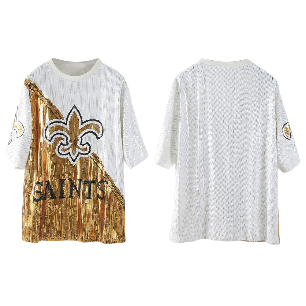 W0016 Cross border European and American Women's Wear Autumn New Style Personalized Sequins