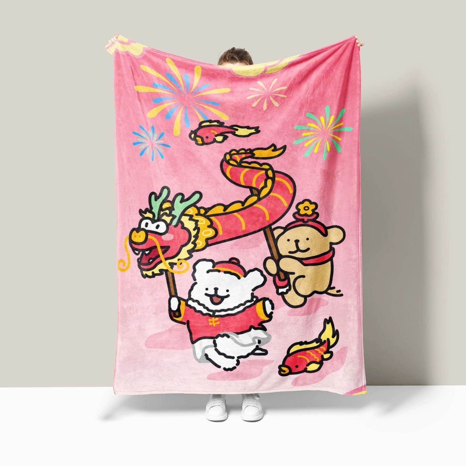 Короткое фланелевое одеяло