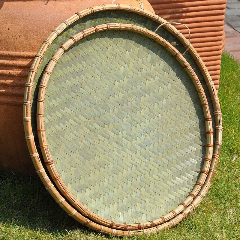 Peel de naranja secado, tela de bambú secada