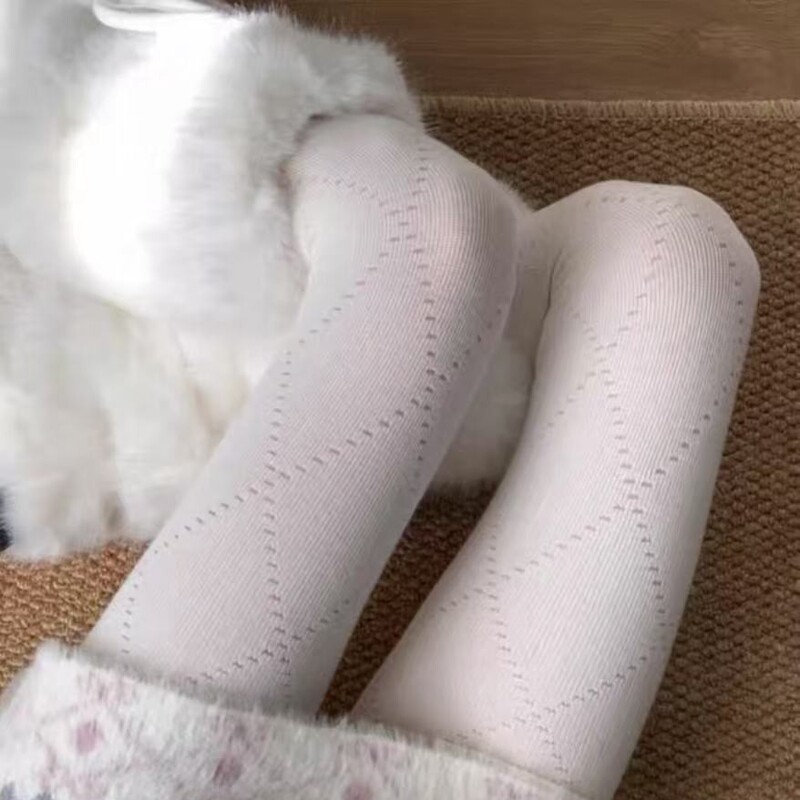 Grey Pantyhose Women's Spring and Autumn Diamond Solid Color Slim Leggings Stretch-free Creamy White Outer Wear Bottoms Grey Pantyhose Women's Spring and Autumn Diamond Solid Color Slim Leggings Stretch-free Creamy White Outer Wear Bottoms