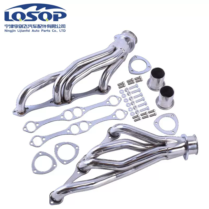 跨境专供厂家供应排气管 适用雪弗兰排气歧管304不锈钢汽车排气管