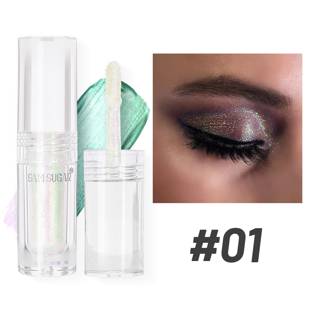 SAM SUGAR Chameleon Pearlescent Liquid Eyeshadow, Farbwechselnd, Aufhellend, Feiner Glitzer, Festtags-Look_voghion.com
