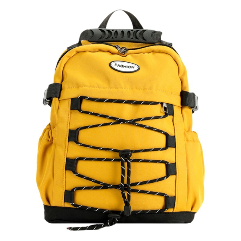 Niños nuevo cordón pequeña mochila de gran capacidad niños y niñas bolsa de lona simple deportes al aire libre mochila ligera bolsa