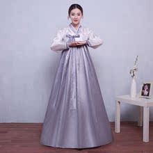 朝鮮族少數民族舞蹈表演服裝女款舞台演出服韓國傳統古裝宮廷韓服