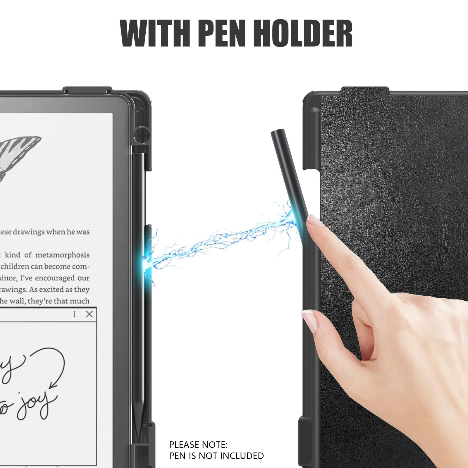 Подходит для защитного чехла для электронного ридера Kindle Scribe 10.2 дюйма 2024 с чернильным экраном (электронная книга)