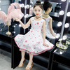 Children's summer dress, thin skirt, suitable for teen, western style