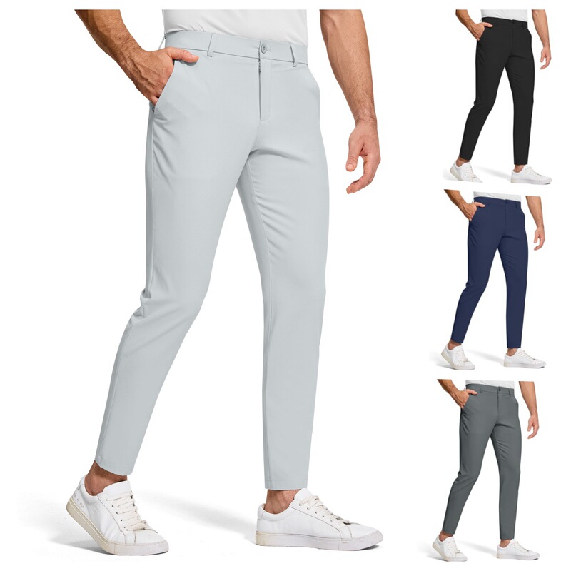 Amazon's New Men's Golf Tennis Sports Pants Quick-Drying Waterproof Ice Hockey Pants Outdoor Sports Pants Casual Pants