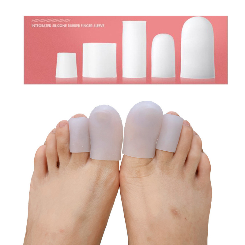 Toe protective cover silicone anti-wear cover protection big toe high heel shoes anti-wear feet blister pain toe protection head cover