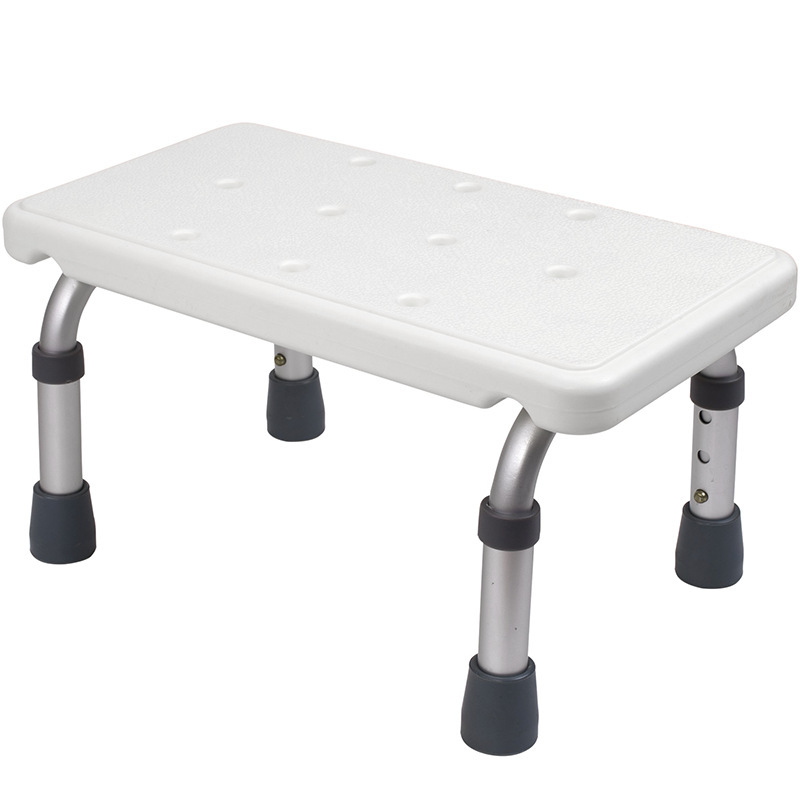 Cross-border e-commerce pedal bath stool aluminum alloy elderly bathroom stool non-slip disabled bath chair pedal wholesale
