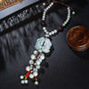 Transport, emerald pendant suitable for men and women, high-end accessory, protective amulet