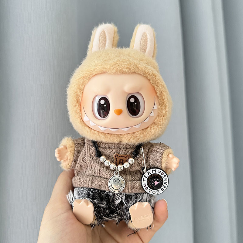 服のみ】第二世代ブラインドボックス ラブブ服 エポキシ樹脂製顔飾り ラブブ シットシットパーティーシリーズ ベビー服 可愛い|undefined