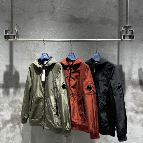 Cross-Border European and American Cp Company Glasses Hooded Zipper Lightweight Jacket Motorcycle Style Jacket Men's Jacket
