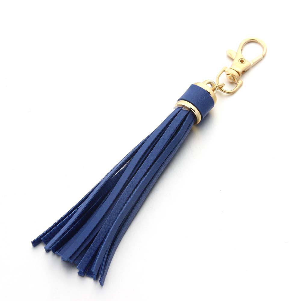 14g Weight Keychain Classification 1 Piece Quantity Daily Occasion Pu Leather Material Tassel Pattern Unisex Gender Simple Style Style Simple Style Tassel Pu Leather Unisex Keychain 5