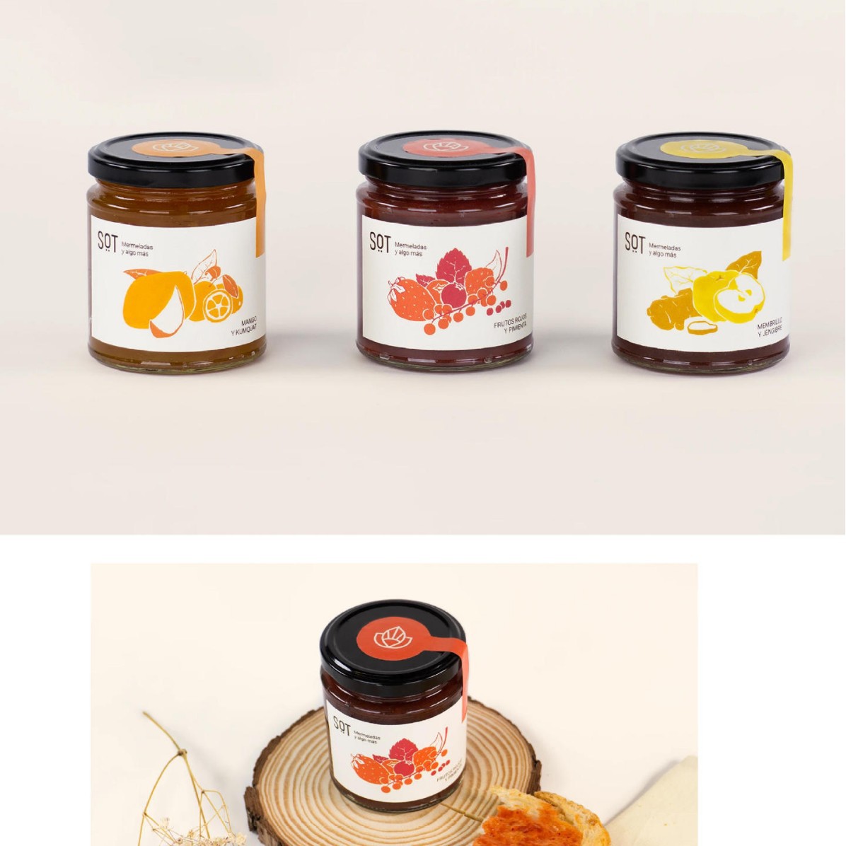 展示盒开窗盒折叠盒不干胶贴纸设计果酱农副产品包装定制标签打样