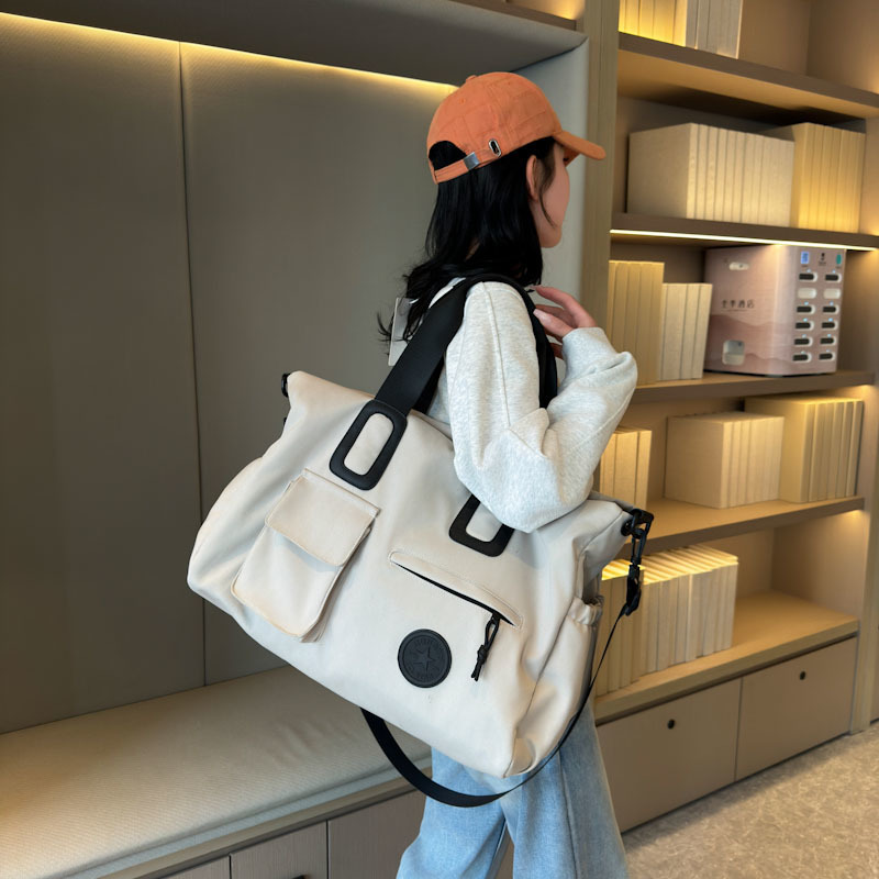 Bolso femenino de gran capacidad a prueba de agua para entrega, almacenamiento de viajes cortos, ocio duradero, fitness, yoga deportivo