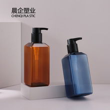 化妆品包装500ml洗发水瓶 pet沐浴露乳液按压塑料化妆品分装瓶