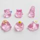 New Cute Translucent Luminous Stacking Pig Tiktok Dy Resin Accessory Doll Trendy Blind Bag Street Stall Wholesale