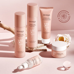 Full English BIOAOUA Camellia Five-Piece Skincare Set, Cosmetics Set Cross-Border Wholesale