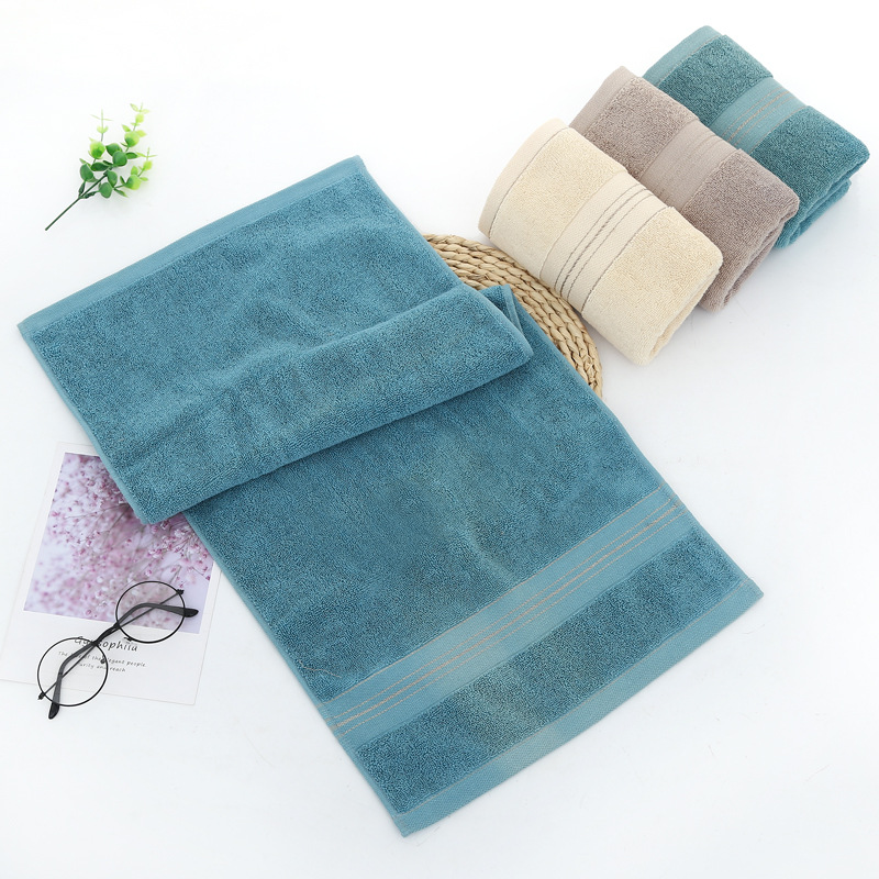 Toallas de algodón personalizadas embalaje independiente algodón clase A logo bordado regalo bienestar Gaoyang fábrica de toallas al por mayor