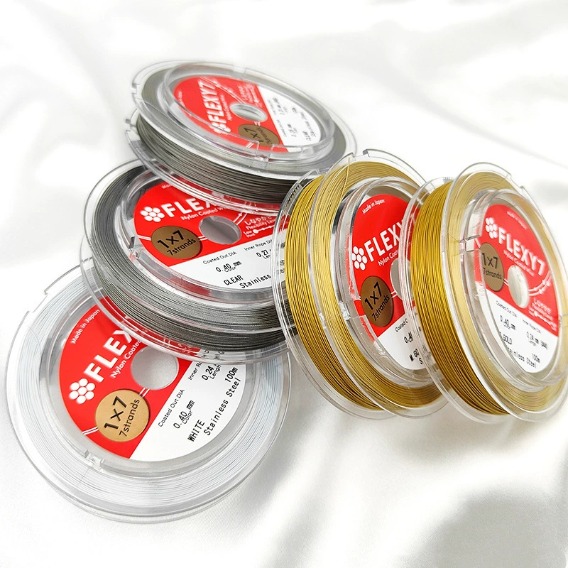 Японская золотая проволока, мягкая стальная проволока, материал для изготовления жемчужных ожерелий, проволока для браслетов, серег, бисероплетения, аксессуары для рукоделия, импортированные из Японии.