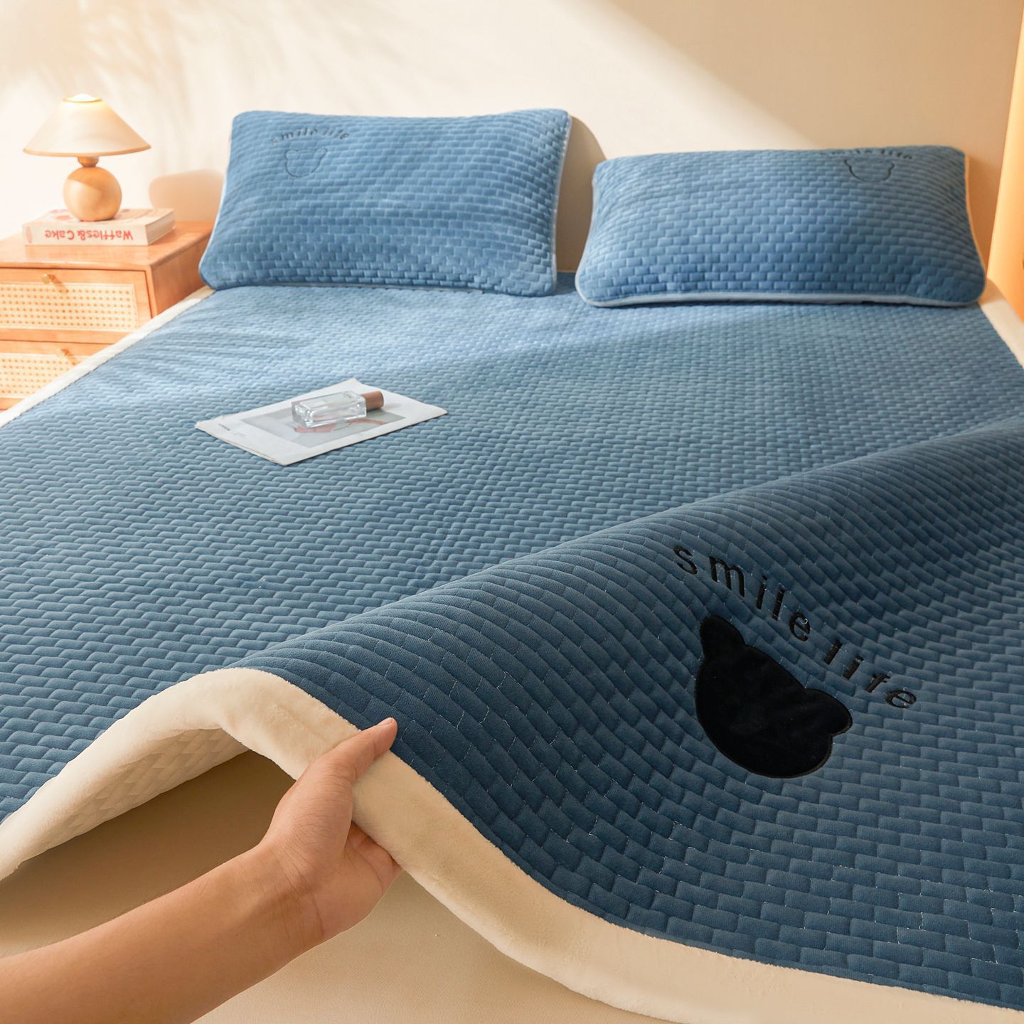 Colchón espeso cojín dormitorio para niños sábanas 90x190 colchón plegable colchón