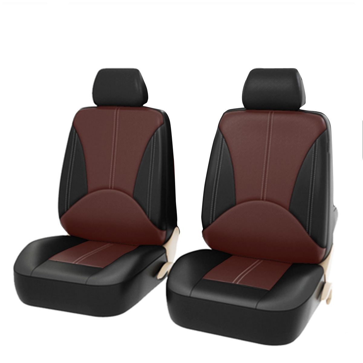 Amazon Mexico Foreign Trade Universal Car Seat Cover Pu Leather Artificial Leather Pvc Spliced Leather Amazon Cross-Border
