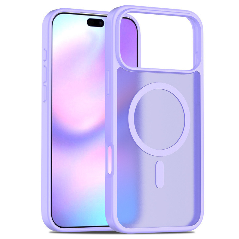 工厂适用iphone17手机壳磁吸磨砂肤感二合一e苹果16promax保护套|undefined